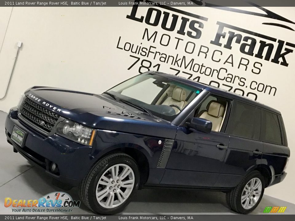 2011 Land Rover Range Rover HSE Baltic Blue / Tan/Jet Photo #16