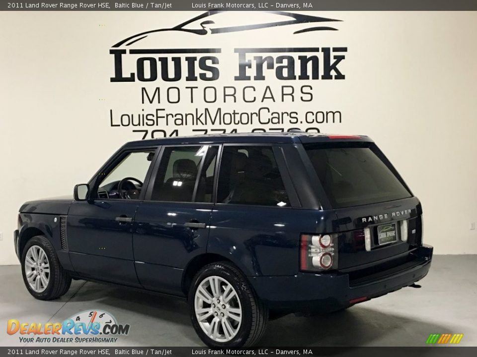 2011 Land Rover Range Rover HSE Baltic Blue / Tan/Jet Photo #18