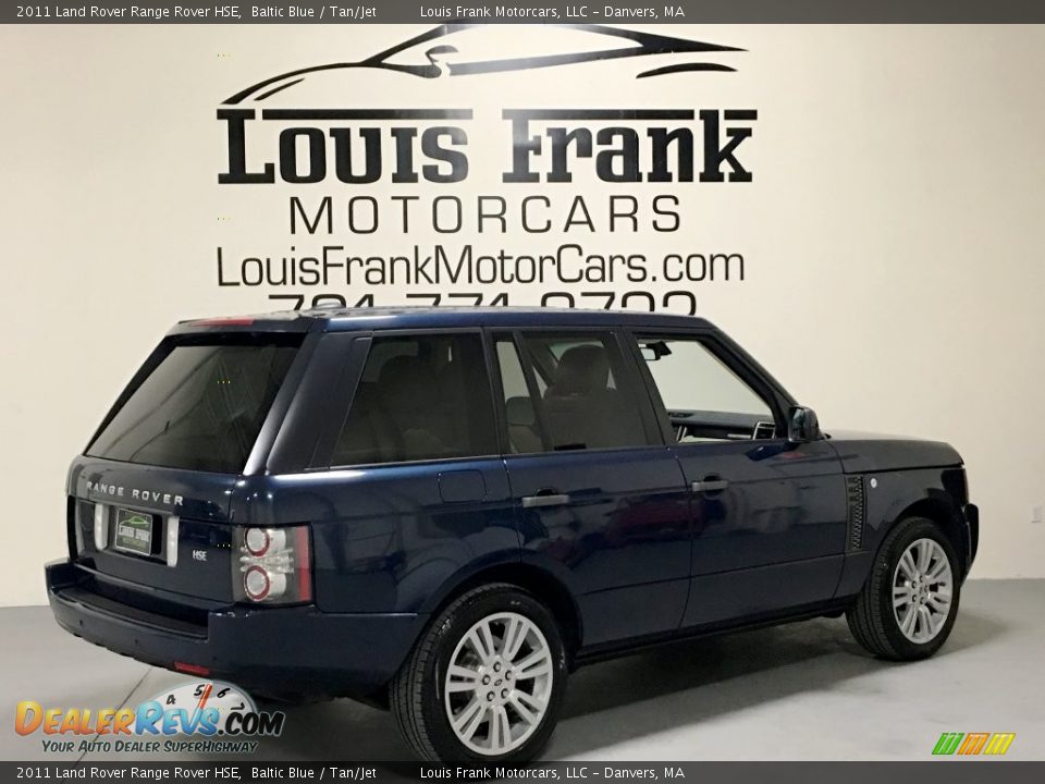 2011 Land Rover Range Rover HSE Baltic Blue / Tan/Jet Photo #19