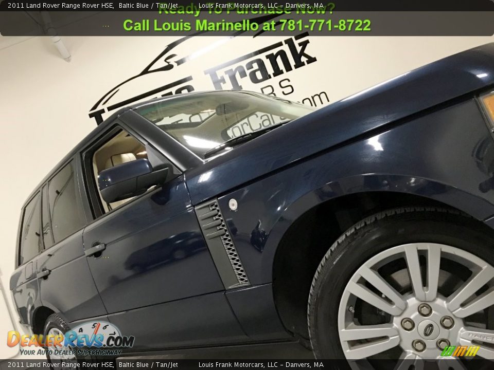2011 Land Rover Range Rover HSE Baltic Blue / Tan/Jet Photo #20