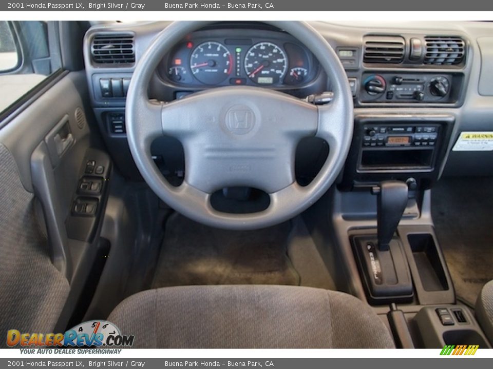 2001 Honda Passport LX Bright Silver / Gray Photo #5