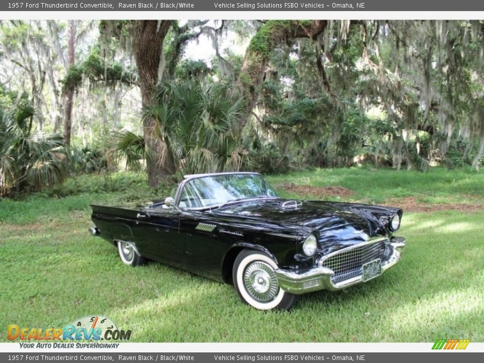 Front 3/4 View of 1957 Ford Thunderbird Convertible Photo #13