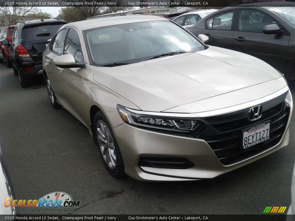 2018 Honda Accord LX Sedan Champagne Frost Pearl / Ivory Photo #1