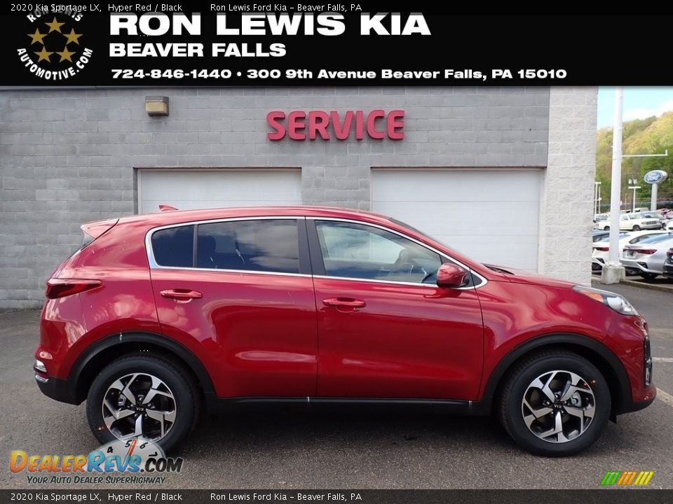 2020 Kia Sportage LX Hyper Red / Black Photo #1