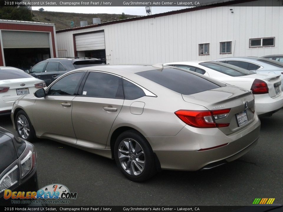 2018 Honda Accord LX Sedan Champagne Frost Pearl / Ivory Photo #17