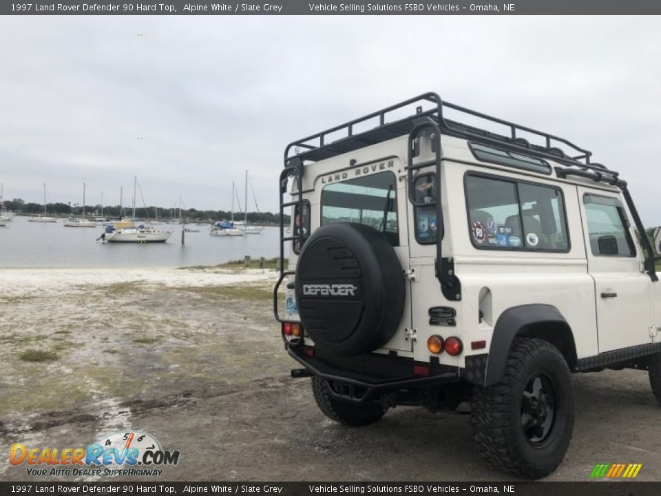 1997 Land Rover Defender 90 Hard Top Alpine White / Slate Grey Photo #7