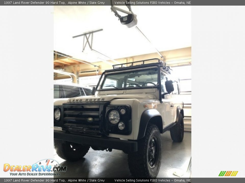 1997 Land Rover Defender 90 Hard Top Alpine White / Slate Grey Photo #8