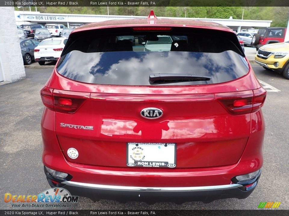 2020 Kia Sportage LX Hyper Red / Black Photo #3