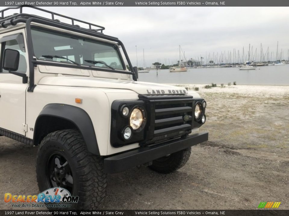 Alpine White 1997 Land Rover Defender 90 Hard Top Photo #10