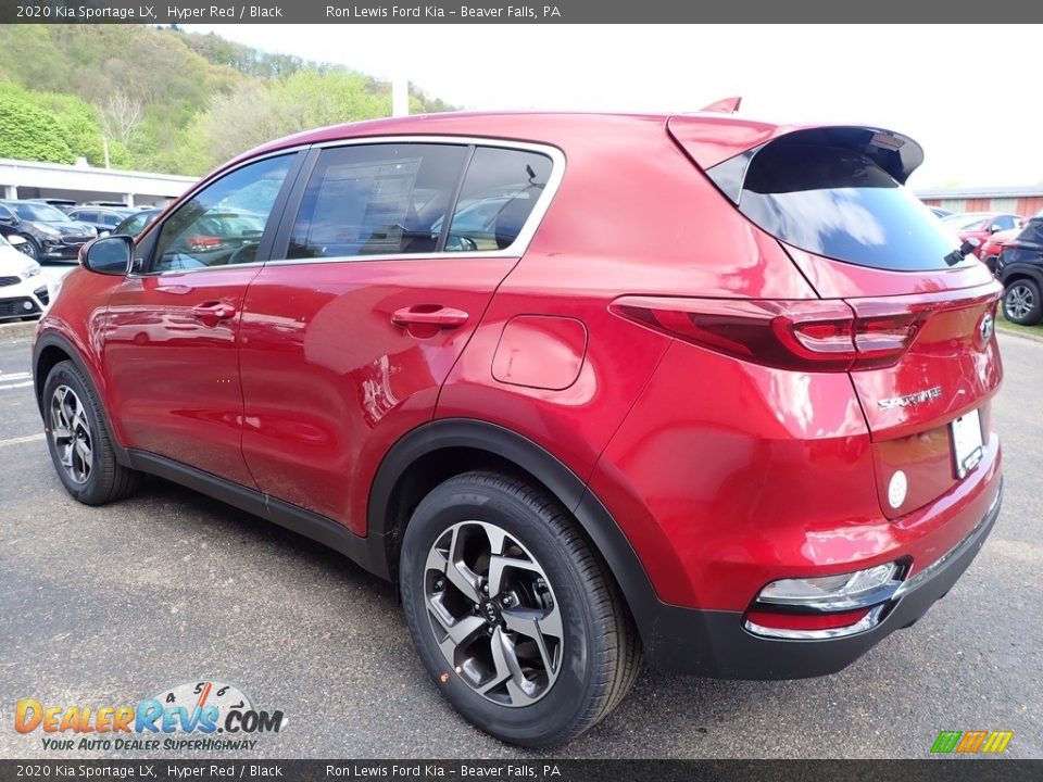 2020 Kia Sportage LX Hyper Red / Black Photo #5