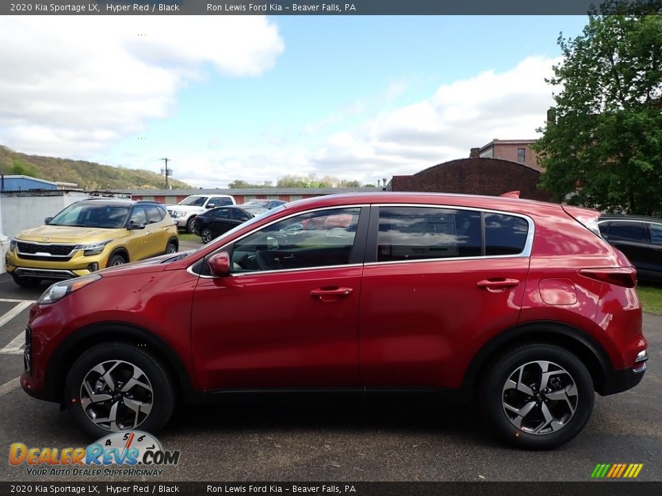2020 Kia Sportage LX Hyper Red / Black Photo #6