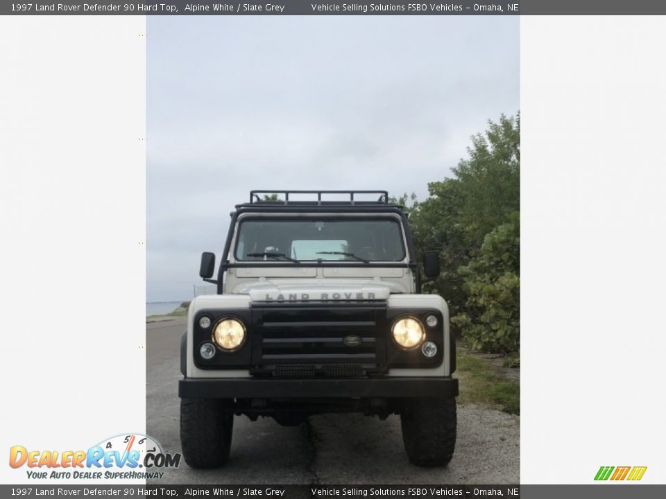 1997 Land Rover Defender 90 Hard Top Alpine White / Slate Grey Photo #13