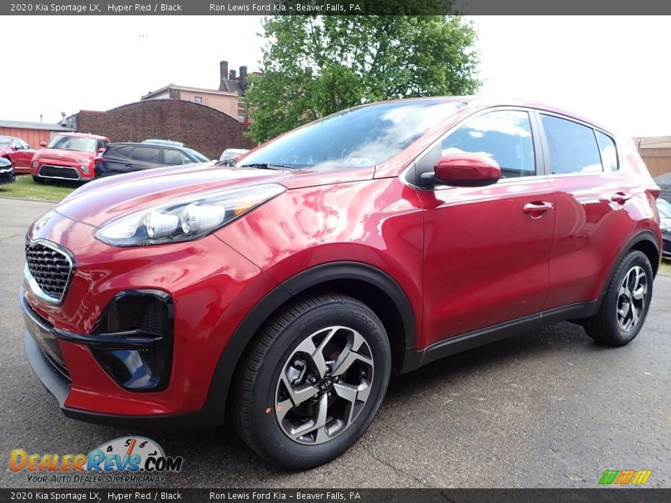 2020 Kia Sportage LX Hyper Red / Black Photo #7
