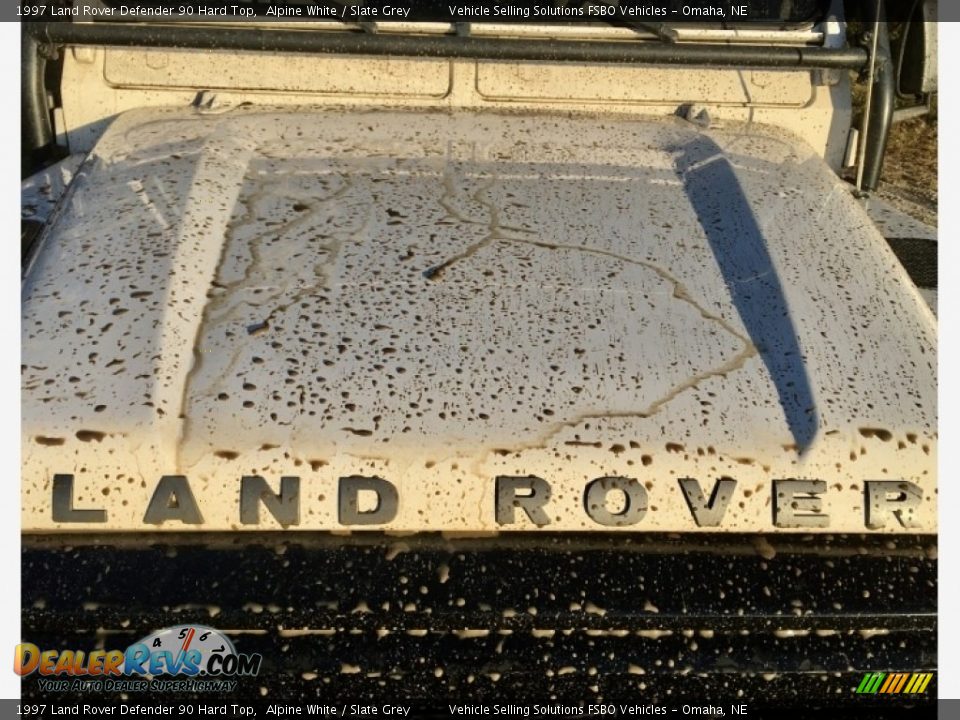 1997 Land Rover Defender 90 Hard Top Alpine White / Slate Grey Photo #17