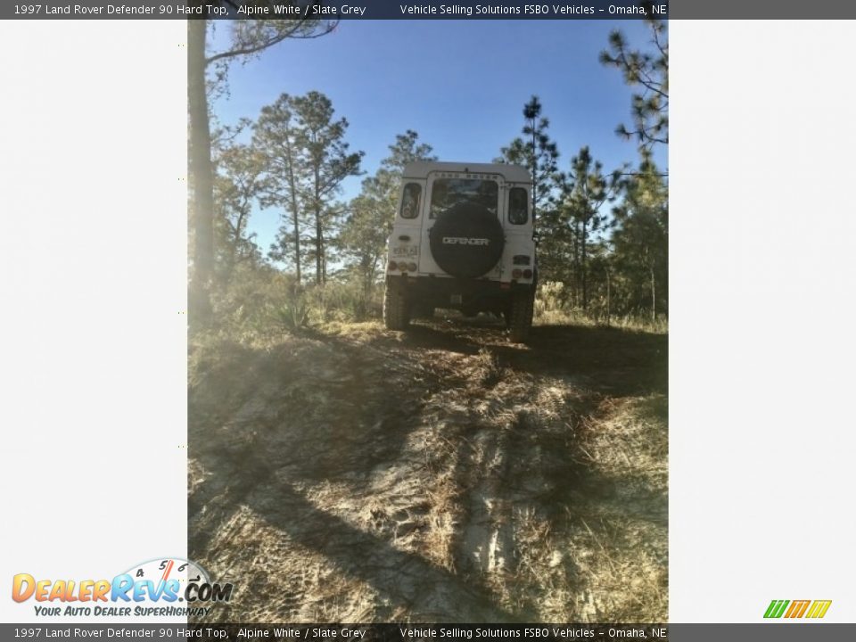 1997 Land Rover Defender 90 Hard Top Alpine White / Slate Grey Photo #29