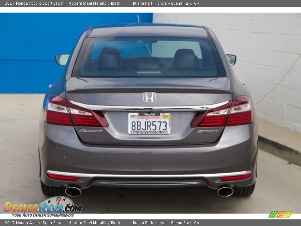 2017 Honda Accord Sport Sedan Modern Steel Metallic / Black Photo #9