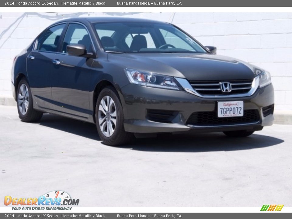 2014 Honda Accord LX Sedan Hematite Metallic / Black Photo #1