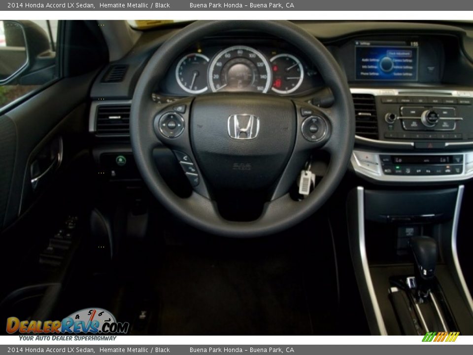 2014 Honda Accord LX Sedan Hematite Metallic / Black Photo #5