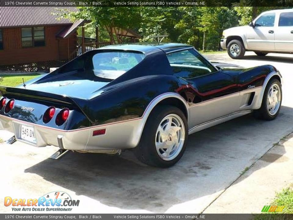 1976 Chevrolet Corvette Stingray Coupe Black / Black Photo #2