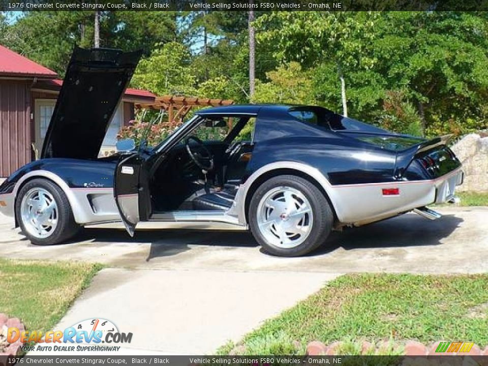 Black 1976 Chevrolet Corvette Stingray Coupe Photo #3