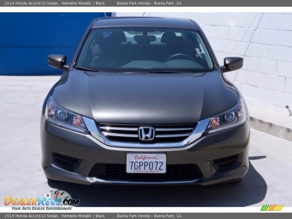 2014 Honda Accord LX Sedan Hematite Metallic / Black Photo #7