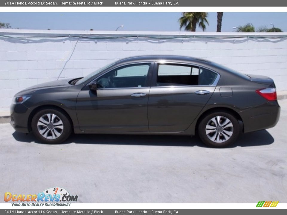 2014 Honda Accord LX Sedan Hematite Metallic / Black Photo #8