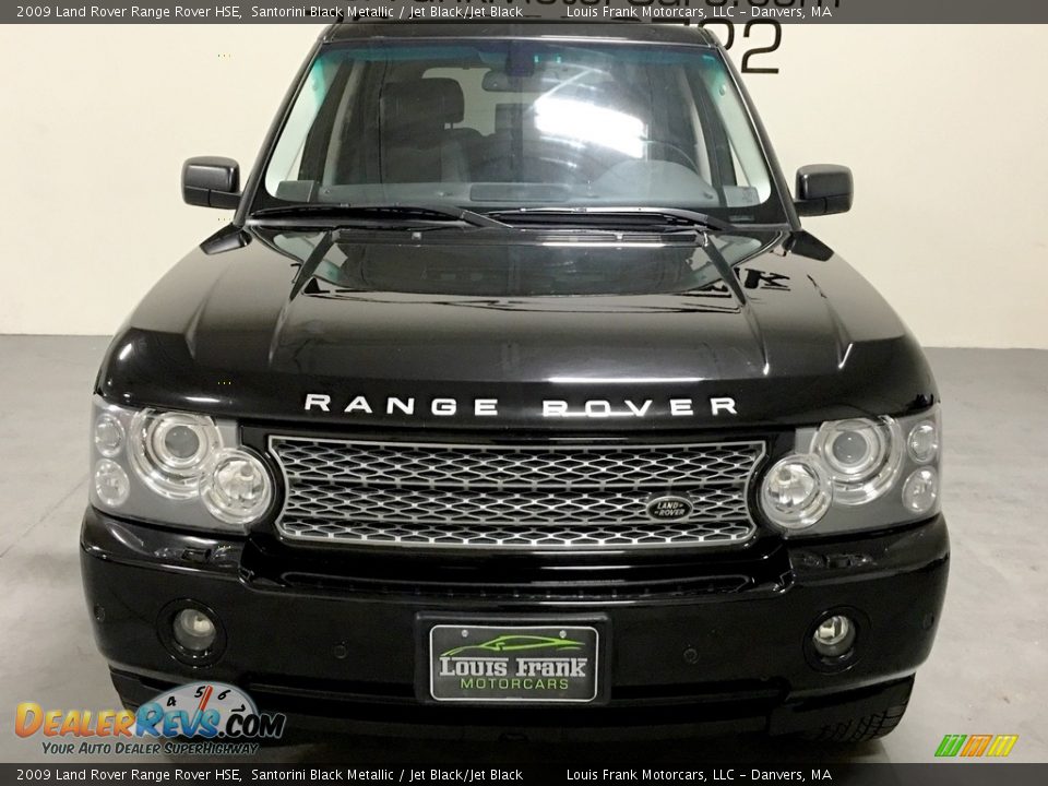 2009 Land Rover Range Rover HSE Santorini Black Metallic / Jet Black/Jet Black Photo #7