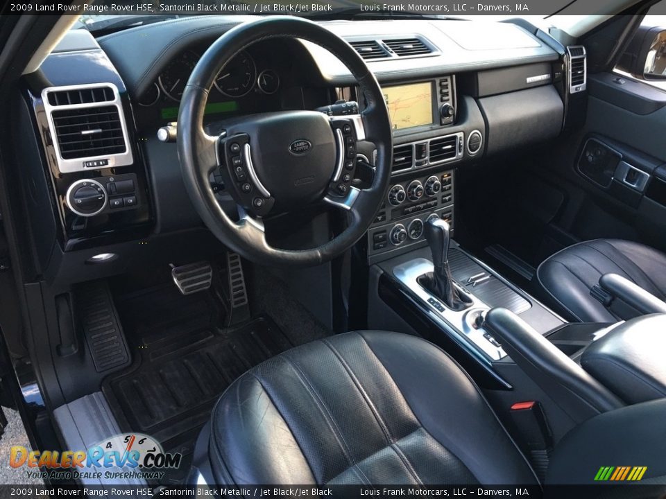 Jet Black/Jet Black Interior - 2009 Land Rover Range Rover HSE Photo #9