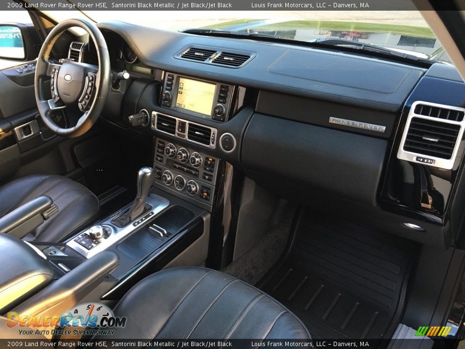 Jet Black/Jet Black Interior - 2009 Land Rover Range Rover HSE Photo #11