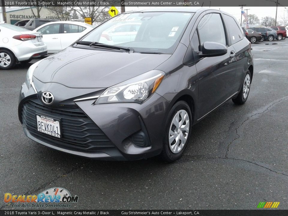 Magnetic Gray Metallic 2018 Toyota Yaris 3-Door L Photo #2