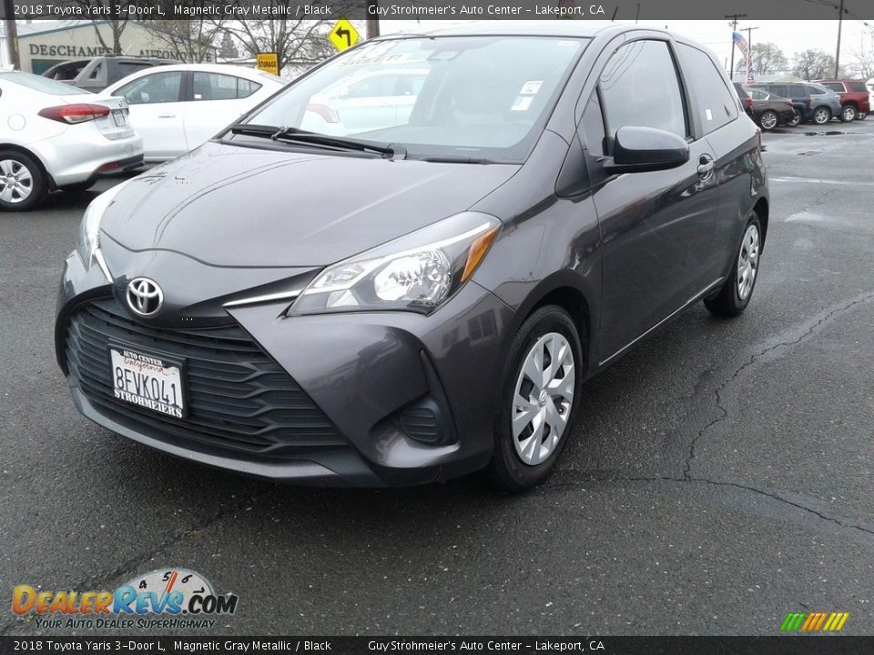 Magnetic Gray Metallic 2018 Toyota Yaris 3-Door L Photo #2