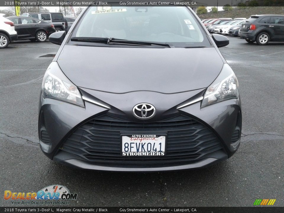 2018 Toyota Yaris 3-Door L Magnetic Gray Metallic / Black Photo #7