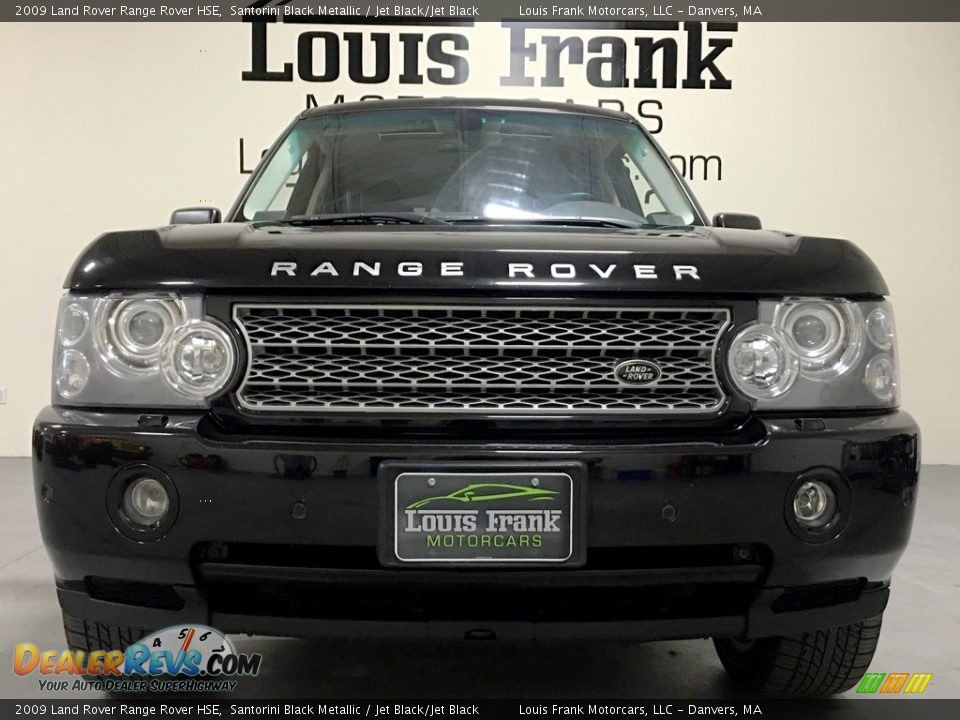 2009 Land Rover Range Rover HSE Santorini Black Metallic / Jet Black/Jet Black Photo #25