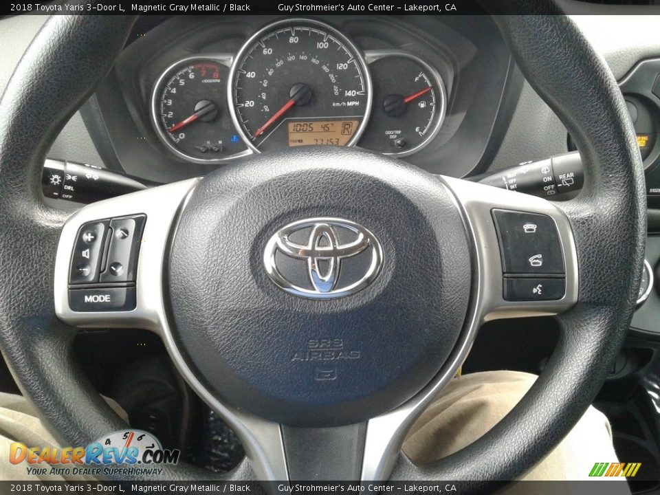 2018 Toyota Yaris 3-Door L Steering Wheel Photo #12