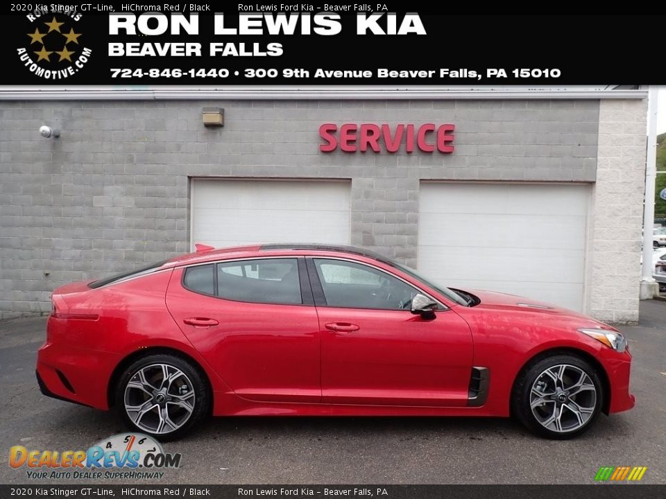 2020 Kia Stinger GT-Line HiChroma Red / Black Photo #1