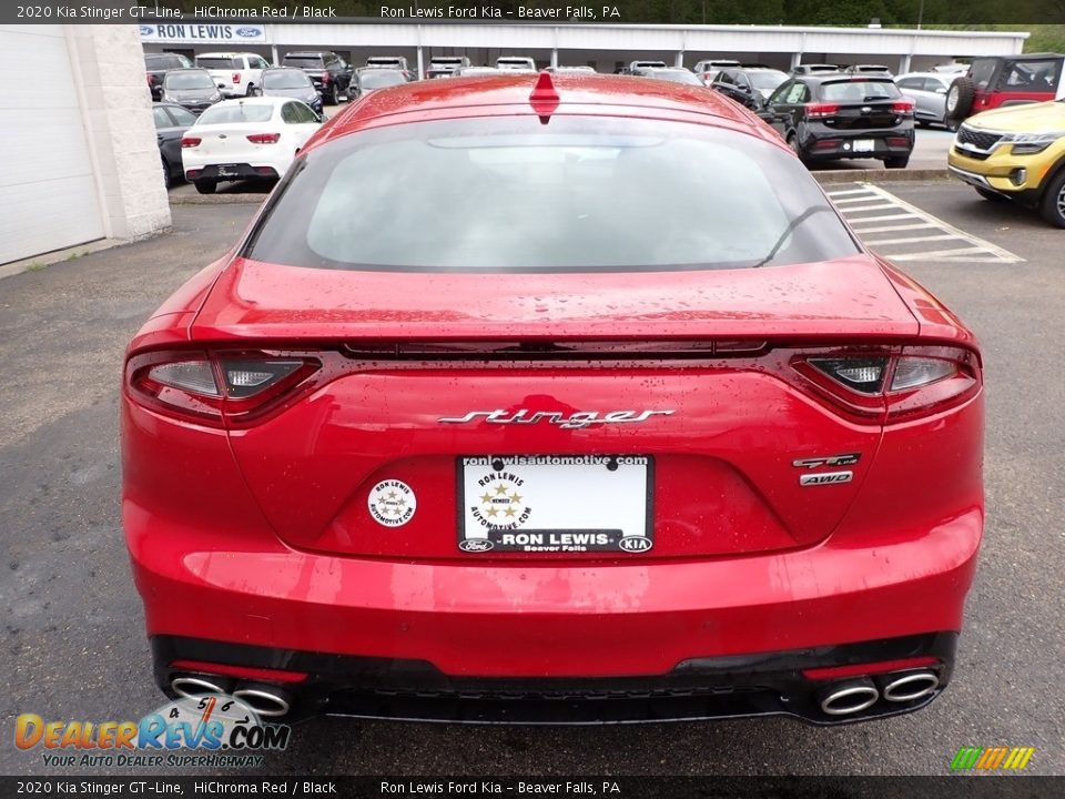 2020 Kia Stinger GT-Line HiChroma Red / Black Photo #3
