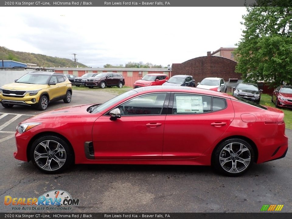 2020 Kia Stinger GT-Line HiChroma Red / Black Photo #6