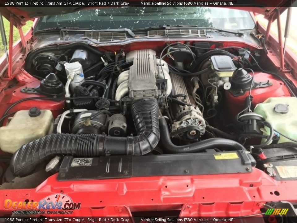 1988 Pontiac Firebird Trans Am GTA Coupe 5.7 Liter OHV 16-Valve V8 Engine Photo #2