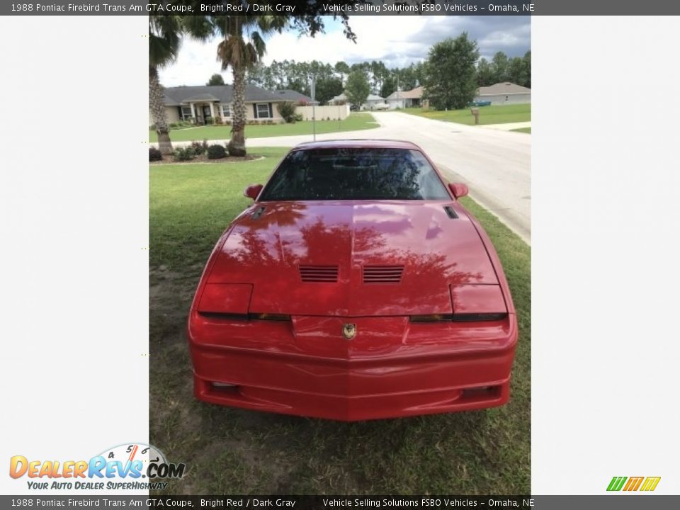 Bright Red 1988 Pontiac Firebird Trans Am GTA Coupe Photo #5