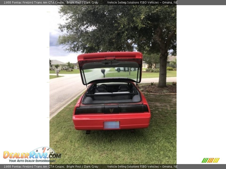 1988 Pontiac Firebird Trans Am GTA Coupe Trunk Photo #7