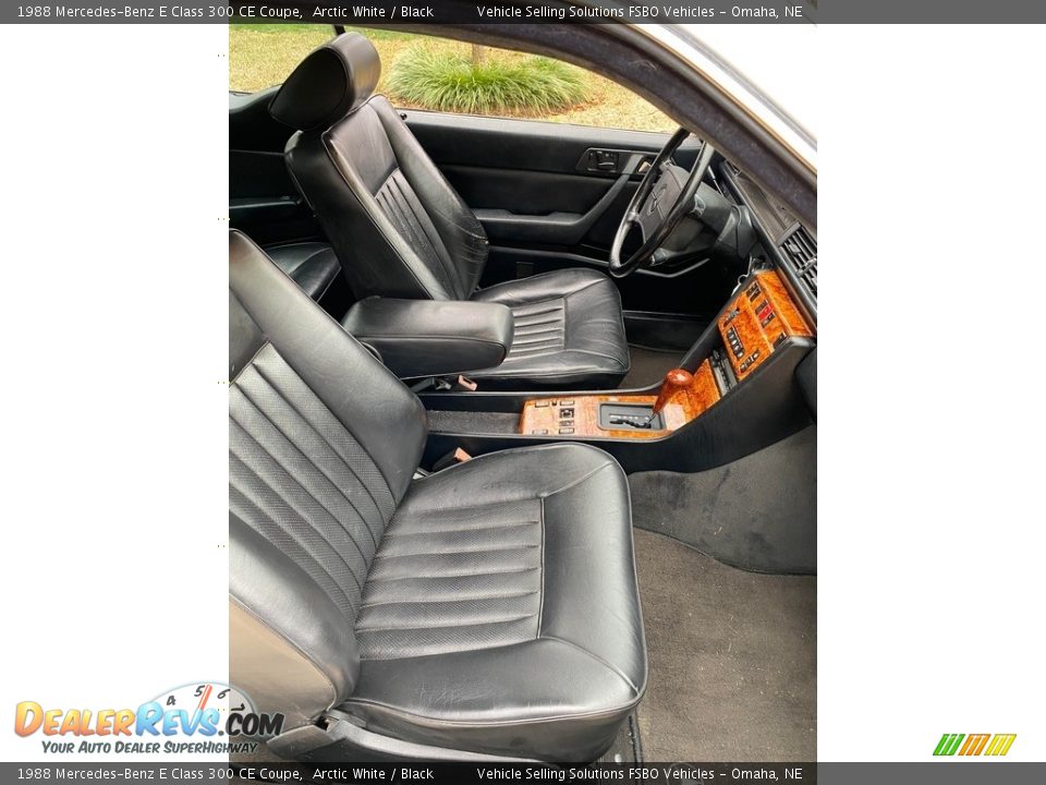 Front Seat of 1988 Mercedes-Benz E Class 300 CE Coupe Photo #6