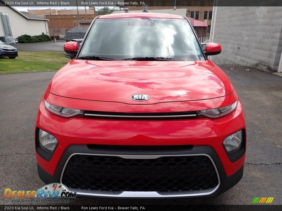 2020 Kia Soul LX Inferno Red / Black Photo #8