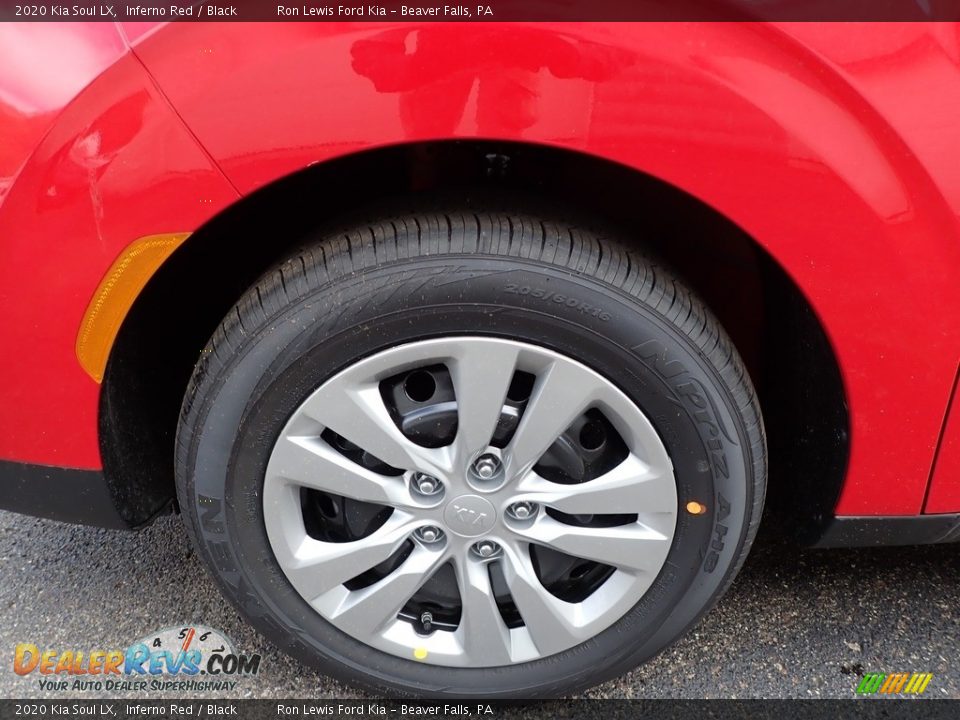 2020 Kia Soul LX Inferno Red / Black Photo #10