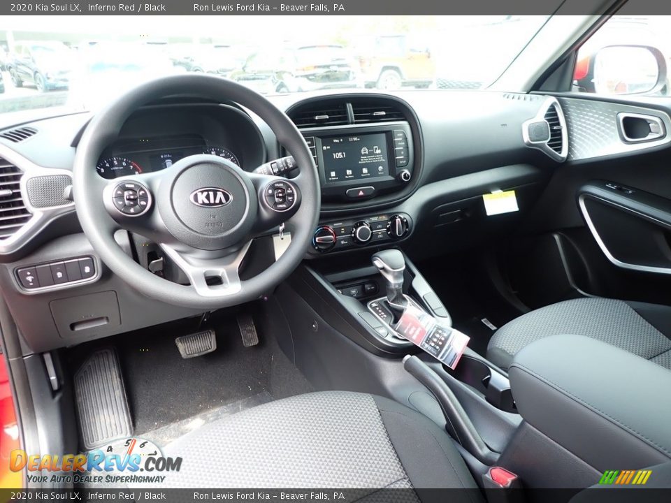 2020 Kia Soul LX Inferno Red / Black Photo #16