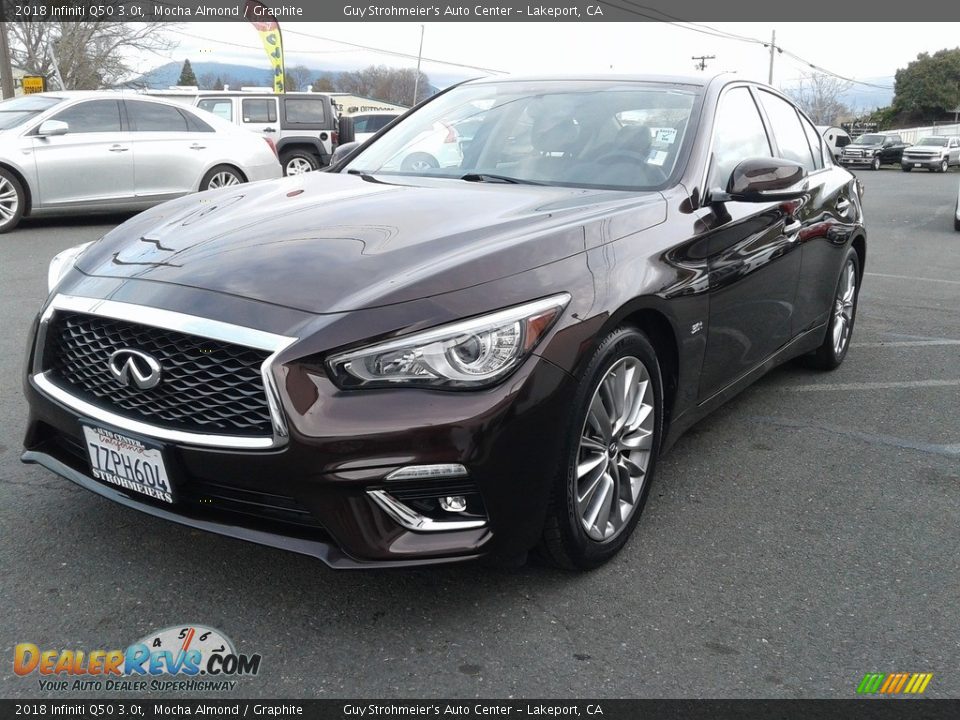 2018 Infiniti Q50 3.0t Mocha Almond / Graphite Photo #2