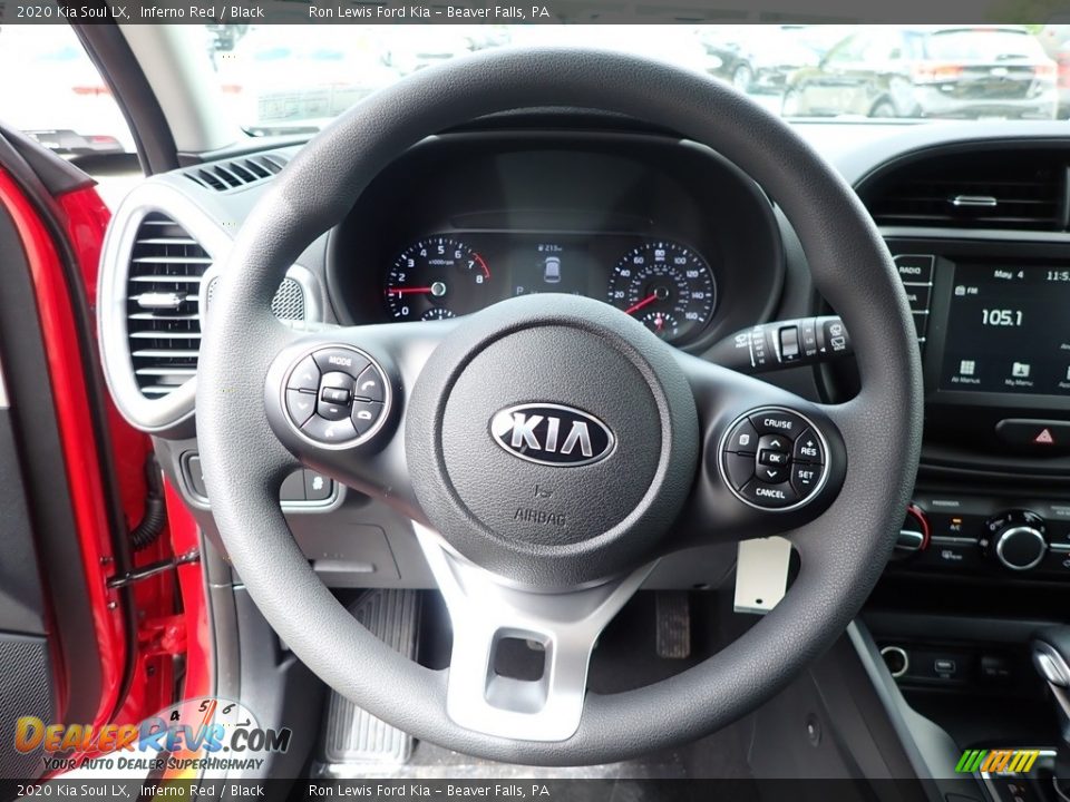 2020 Kia Soul LX Inferno Red / Black Photo #18