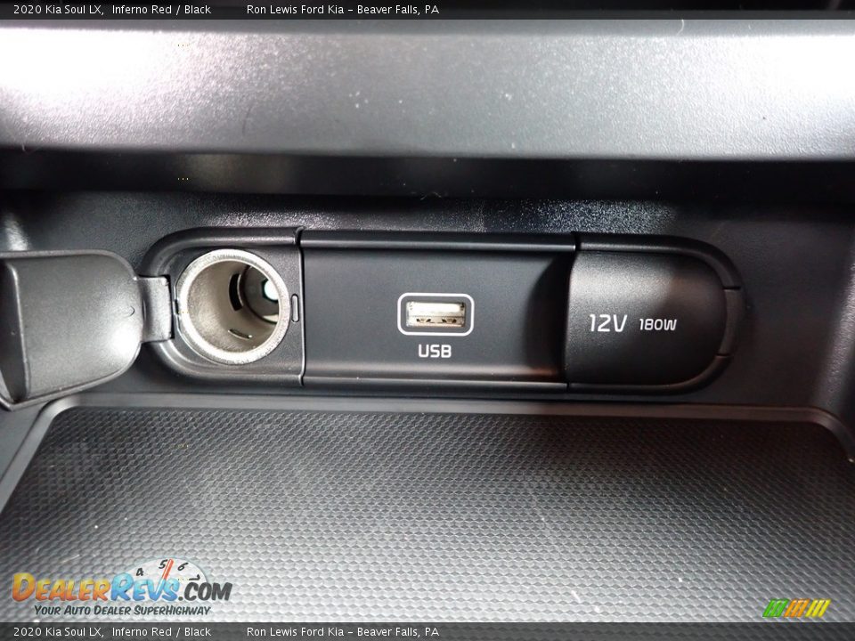 2020 Kia Soul LX Inferno Red / Black Photo #20