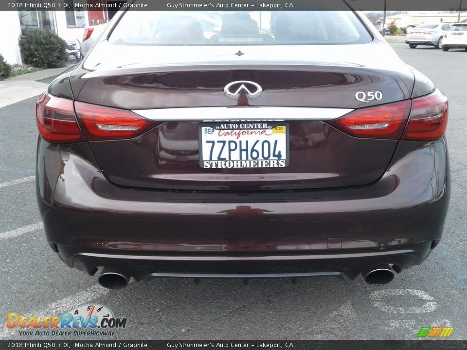 2018 Infiniti Q50 3.0t Mocha Almond / Graphite Photo #16