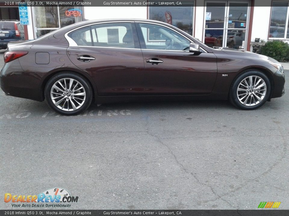 2018 Infiniti Q50 3.0t Mocha Almond / Graphite Photo #17