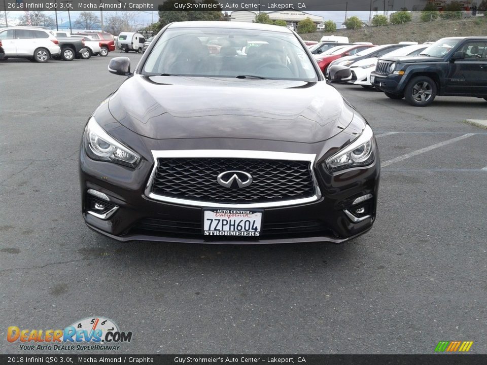 2018 Infiniti Q50 3.0t Mocha Almond / Graphite Photo #18